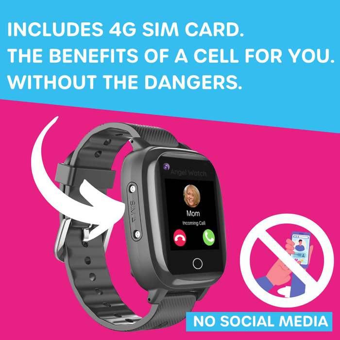 Kids Smart Watch Waterproof 4G GPS Phone More Angel Watch